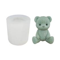 Molde De Silicone Para Velas Em Forma De Urso De Pelúcia, Conjunto De Fabricação De Sabão De Animais