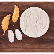 Molde de Silicone Penas