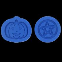 Molde de Silicone Pentagrama e Abóbora Apaixonada