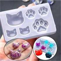 Molde De Silicone Pequeno Em Forma De Garra De Gato Para Resina Epóxi Cristal, Sabonete, Chaveiro,