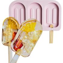 Molde de Silicone Picolé 7cm Molde de Silicone Picolé 7cm