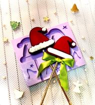Molde de silicone pirulito gorro papai noel confeitaria l2
