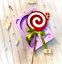 Molde de silicone pirulito natal confeitaria l3