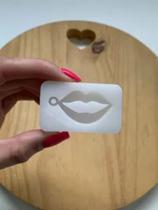 Molde de silicone Platina Para Resina - Boca Unitária Molde de silicone Platina Para Resina - Boca Unitária