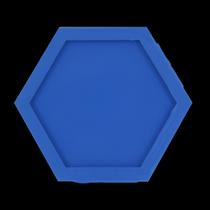 Molde de Silicone Porta Copos Hexágono Molde de Silicone Porta Copos Hexágono