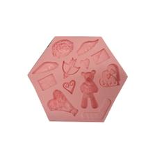 Molde de Silicone "Presentes de Dia dos Namorados" - Ref. S628 - 1 unidade - Molds Planet - Rizzo Molde de Silicone "Presentes de Dia dos Namorados" - Ref. S628 - 1 unidade - Molds Planet - Rizzo