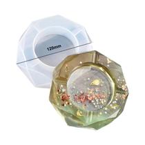 Molde De Silicone Quadrado De Coração Para Cinzeiro Epóxi De Cristal UV De Resina DIY Decoração De