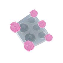 Molde de silicone Quinteto de Corujas Ref. 517 Flexarte