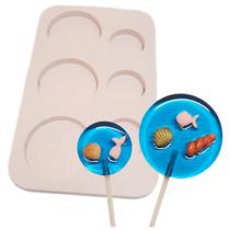 Molde de Silicone Redondo 5,5cm e 3,5cm