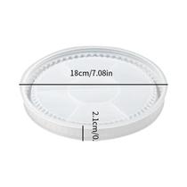 Molde De Silicone Redondo Para Bandeja De Espuma, Para Concreto, Resina Epóxi, Armazenamento De Molde De Silicone Redondo Para Bandeja De Espuma, Para Concreto, Resina Epóxi, Armazenamento De