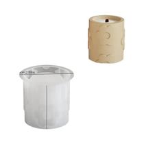 Molde De Silicone Redondo Para Jarros De Flores, Cilindro Para Canecas, Concreto, Gesso, Cerâmica, Molde De Silicone Redondo Para Jarros De Flores, Cilindro Para Canecas, Concreto, Gesso, Cerâmica,