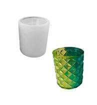 Molde de Silicone Redondo Porta Lapis Porta Treco Molde de Silicone Redondo Porta Lapis Porta Treco
