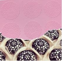 Molde de silicone renda doces, resina, confeitaria, biscuit molds planet rb056