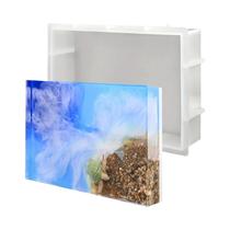 Molde De Silicone Retangular Grande Para Resina Epóxi Cristal, Preservação De Flores, Decoração Para