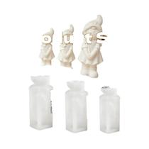 Molde De Silicone Reutilizável Para Fabricação De Velas Design De Fada Pequeno Médio Grande CRERATOR Molde De Silicone Reutilizável Para Fabricação De Velas Design De Fada Pequeno Médio Grande CRERATOR