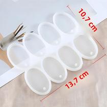 Molde De Silicone Reutilizável Para Fazer Joias, Pendentes De Resina Epóxi DIY, Brincos, Chaveiros