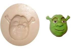 Molde de silicone rosto do shrek, resina,confeitaria,biscuit molds planet