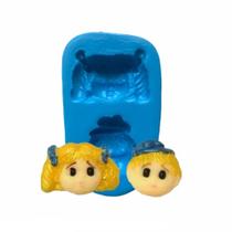 Molde de silicone rosto menino e menina, resina, confeitaria, biscuit molds planet