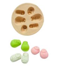 Molde de silicone sapatinhos, chá de bebe, resina, confeitaria, biscuit molds planet