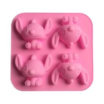Molde De Silicone Stitch Anime Para Bolo, Biscoito, Sabonete Artesanal 3D DIY, Chocolate, Fácil De Molde De Silicone Stitch Anime Para Bolo, Biscoito, Sabonete Artesanal 3D DIY, Chocolate, Fácil De