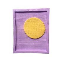 Molde de silicone textura de linho para decorar f755