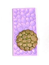 Molde de silicone textura pedra para decorar f140 Molde de silicone textura pedra para decorar f140