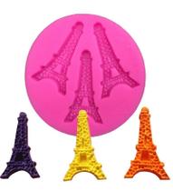 Molde De Silicone Torre Eiffel Confeitaria E Biscuit - Leb Decorações