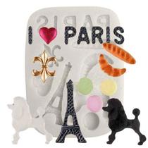 Molde de Silicone Torre Eiffel Paris / Poodle da Barbie - Cia do Molde