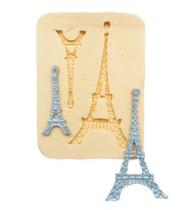 Molde de silicone torre eiffel, resina, confeitaria, biscuit molds planet rb729