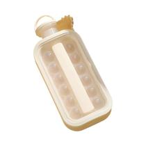 Molde De Silicone Transparente Para Fazer Gelo Portátil 2 Em 1 Dobrável Bandeja De Cubos De Gelo Molde De Silicone Transparente Para Fazer Gelo Portátil 2 Em 1 Dobrável Bandeja De Cubos De Gelo