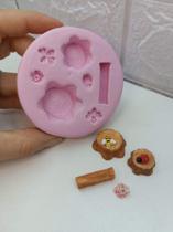 Molde de Silicone Troncos/floresta encantada