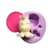 Molde de silicone unicórnio para decorar f773 Molde de silicone unicórnio para decorar f773