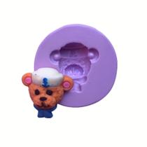 Molde de silicone urso marinheiro para decorar f702