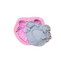 Molde de silicone ursos natal confeitaria biscuit f915 Molde de silicone ursos natal confeitaria biscuit f915