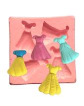 molde de silicone vestidos princesas em Promoção no Magazine Luiza