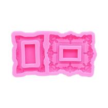 Molde De Silicone Vintage Com Renda Em Relevo Para Decoração De Bolos, Chocolate E Glacê De Argila