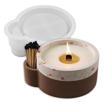 Molde de silicone Wehous para porta-velas, resina e cimento Molde de silicone Wehous para porta-velas, resina e cimento