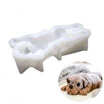 Molde de Silicone Wokex para Bolos e Mousses - Formato de Shar Pei