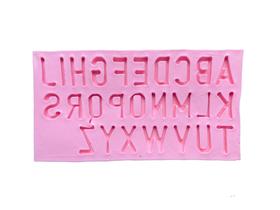 Molde de slicone alfabeto maiúsculo letras rb1263