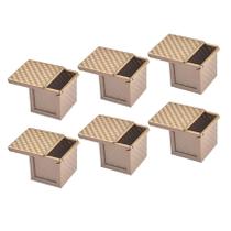Molde de torrada Pasotim 6X Loaf com tampa de alumínio antiaderente