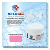 Molde de umbigo em gel de silicone anatômico 2un kelogel