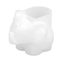 Molde De Vaso De Suculenta Em Forma De Elefante Fofo Para Concreto, Argila, Silicone, Resina E