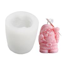 Molde de vela de árvore de natal 3d moldes de silicone para fabricação de velas moldes de sabão diy Molde de vela de árvore de natal 3d moldes de silicone para fabricação de velas moldes de sabão diy