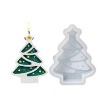 Molde de Vela de Silicone com Floco de Neve de Natal - Faça Você Mesmo - Para Velas e Sabonetes Artesanais