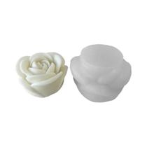 Molde De Vela De Silicone Peônia Rosa Dia Dos Namorados 3d Flor Sabão Resina Diy Ferramenta De