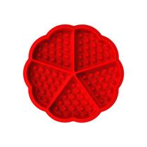 Molde de waffle de silicone de 5 cavidades para bolos e guloseimas DIY