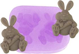 Molde Dois Coelhos - Gmezn1244