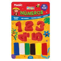 Molde e brinque 11 peças - números