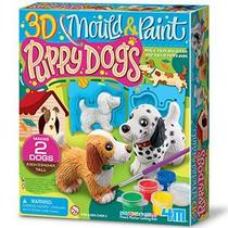 Molde e Pinte - Filhotinhos - Brinquedo Educativo 4m