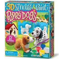 Molde e Pinte Filhotinhos - Brinquedo Educativo 4m